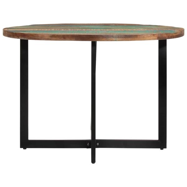 Grote foto vidaxl eettafel 110x75 cm massief gerecycled hout huis en inrichting eettafels