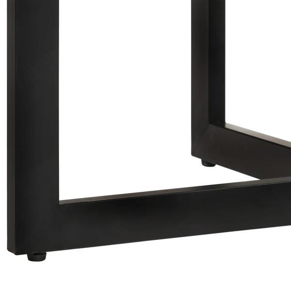 Grote foto vidaxl eettafel 110x75 cm massief gerecycled hout huis en inrichting eettafels