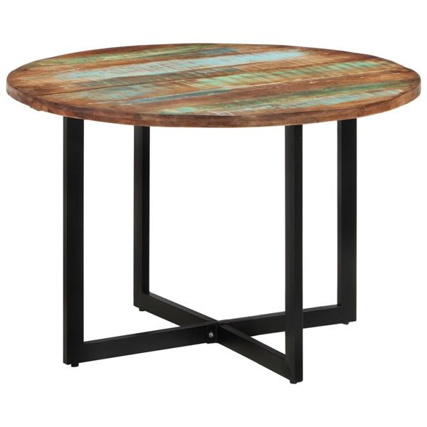 Grote foto vidaxl eettafel 110x75 cm massief gerecycled hout huis en inrichting eettafels