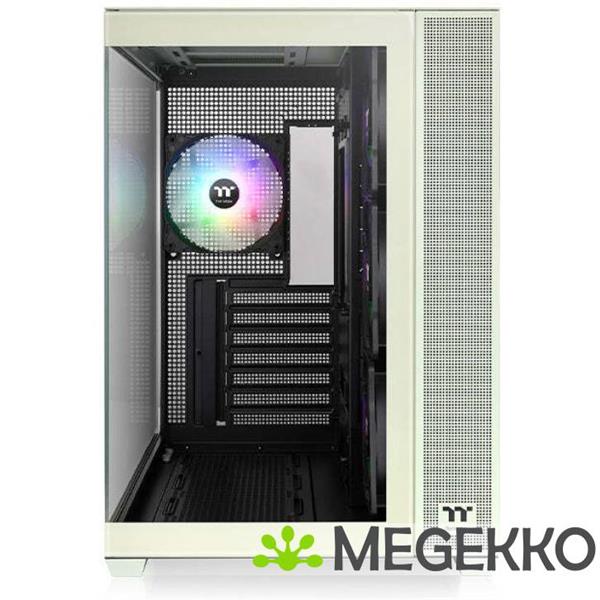 Grote foto thermaltake view 380 tg argb matcha green midi tower groen computers en software behuizingen en kasten