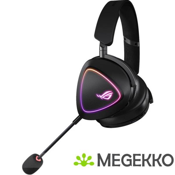Grote foto asus rog delta ii draadloos zwart audio tv en foto koptelefoons