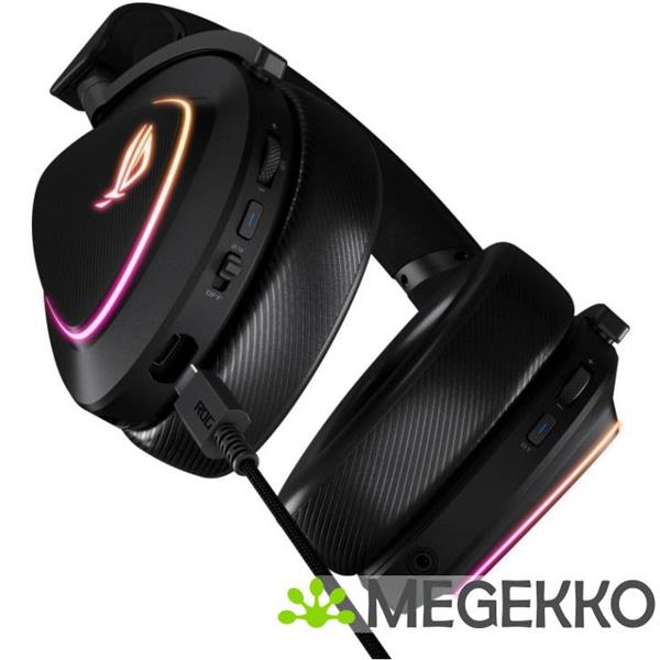 Grote foto asus rog delta ii draadloos zwart audio tv en foto koptelefoons