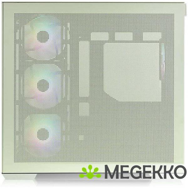 Grote foto thermaltake view 380 tg argb matcha green midi tower groen computers en software behuizingen en kasten