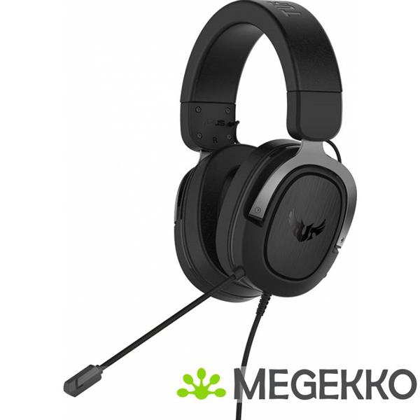 Grote foto asus tuf gaming h3 bedraad grijs audio tv en foto koptelefoons