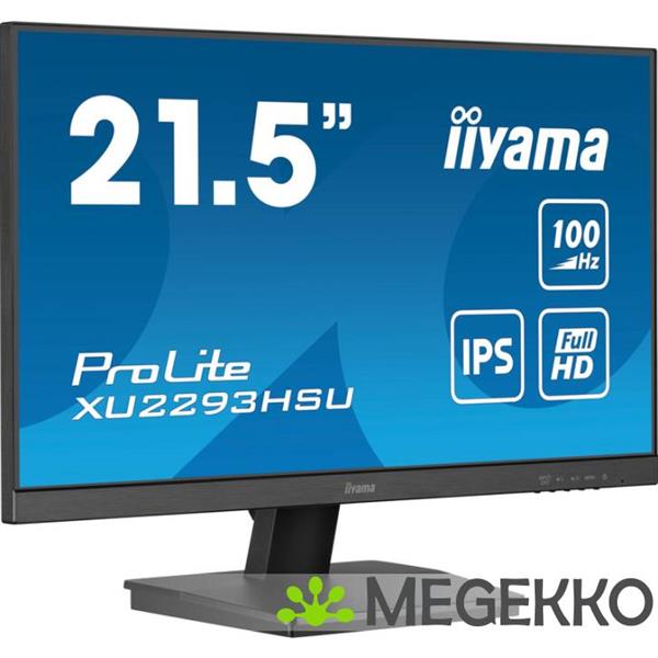 Grote foto iiyama prolite xu2293hsu b7 22 full hd 100hz ips monitor computers en software overige computers en software