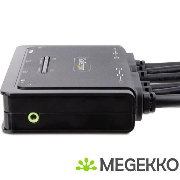 Grote foto startech.com c2 dh46 ua2 cbl kvm kvm switch zwart computers en software overige computers en software