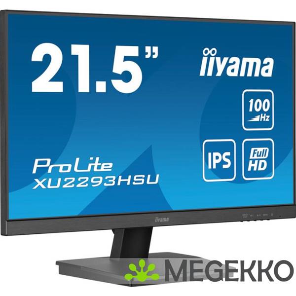 Grote foto iiyama prolite xu2293hsu b7 22 full hd 100hz ips monitor computers en software overige computers en software
