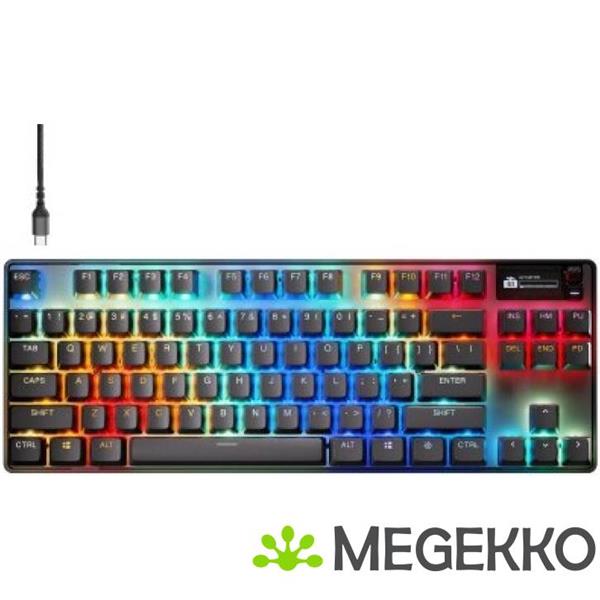 Grote foto steelseries apex pro tkl gen 3 hall effect toetsenbord computers en software toetsenborden