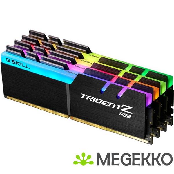 Grote foto g.skill ddr4 trident z 4x32gb 4000mhz rgb f4 4000c18q 128gtzr computers en software overige computers en software