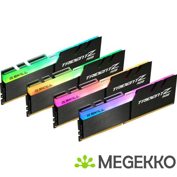 Grote foto g.skill ddr4 trident z 4x32gb 4000mhz rgb f4 4000c18q 128gtzr computers en software overige computers en software