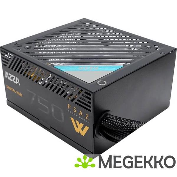 Grote foto azza psaz 750g argb power supply unit 750 w 20 4 pin atx computers en software overige