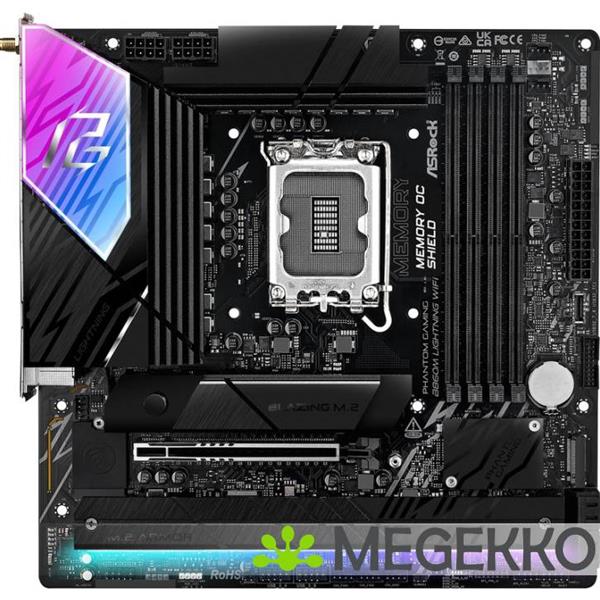 Grote foto asrock b860m lightning wifi computers en software moederborden