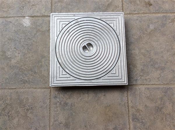 Grote foto putdeksel doe het zelf en verbouw buizen en afvoer