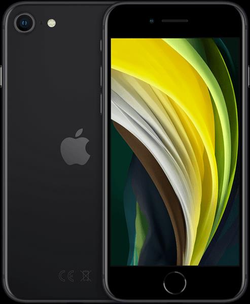 Grote foto als nieuw apple iphone se model 2020 64gb zwart 24 maanden garantie telecommunicatie apple iphone