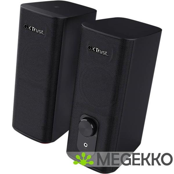 Grote foto trust gxt 612 cetic zwart 18w pc speakers computers en software overige computers en software