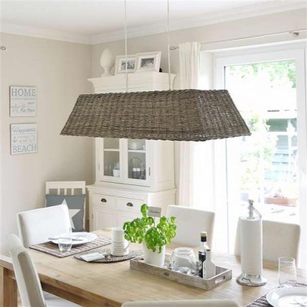 Grote foto grote hanglamp van riet huis en inrichting hanglampen