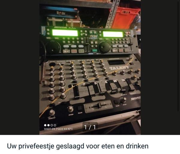 Grote foto dj set ideaal tot 400 pers muziek en instrumenten dj sets en draaitafels