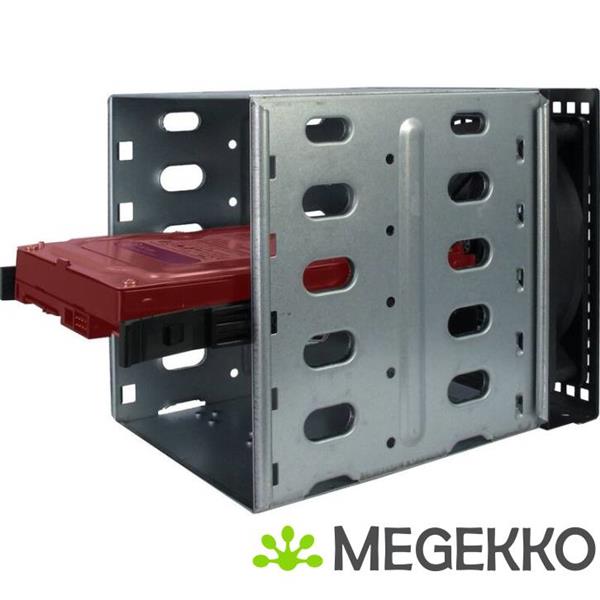 Grote foto inter tech 4u 40248 rack zwart grijs computers en software behuizingen en kasten