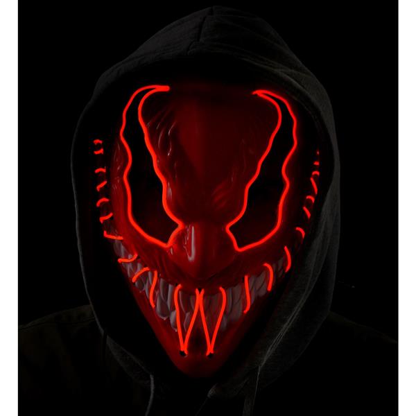 Grote foto halloween masker rood monster met licht verzamelen overige verzamelingen
