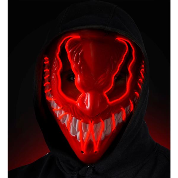 Grote foto halloween masker rood monster met licht verzamelen overige verzamelingen