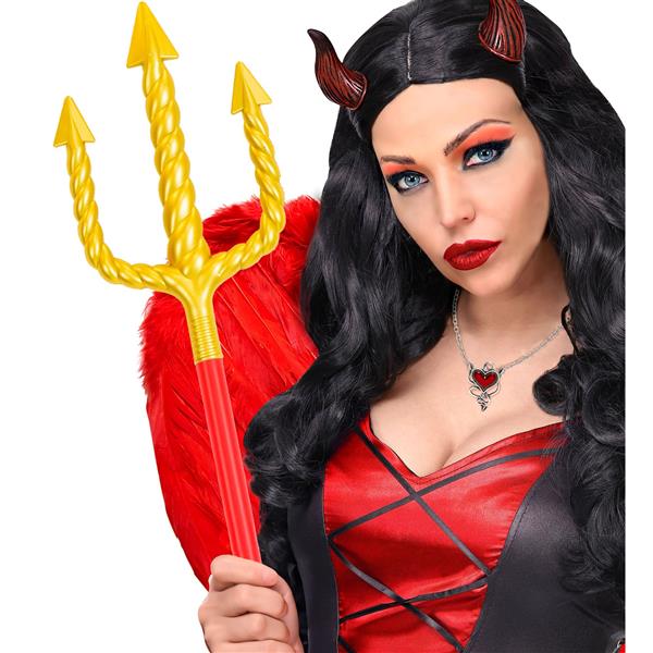 Grote foto halloween drietand rood goud 1 38m verzamelen overige verzamelingen