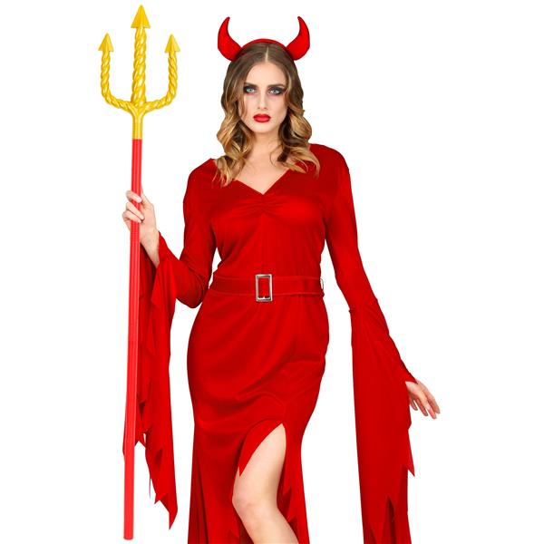 Grote foto halloween drietand rood goud 1 38m verzamelen overige verzamelingen
