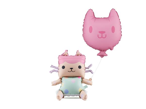 Grote foto baby box kat folieballonnen 43x46 cm en 35x37 cm verzamelen overige verzamelingen