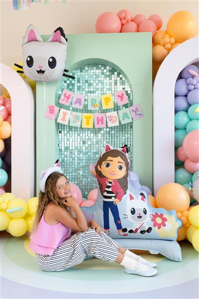 Grote foto staande folieballon gabby dollhouse 92x90 5 cm verzamelen overige verzamelingen