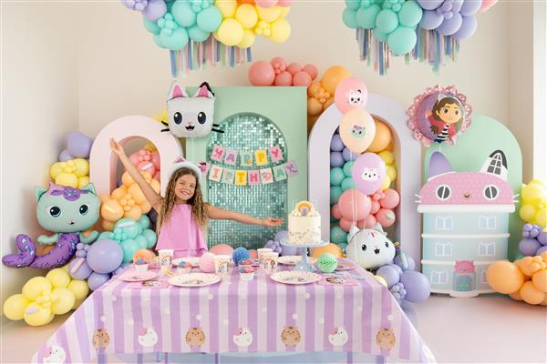 Grote foto papieren tafelkleed gabby dollhouse mix 180 x 120 cm verzamelen overige verzamelingen