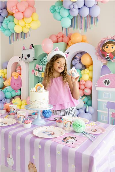 Grote foto papieren tafelkleed gabby dollhouse mix 180 x 120 cm verzamelen overige verzamelingen