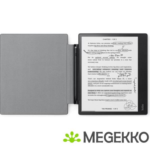 Grote foto kobo elipsa sleepcover zwart telecommunicatie tablets