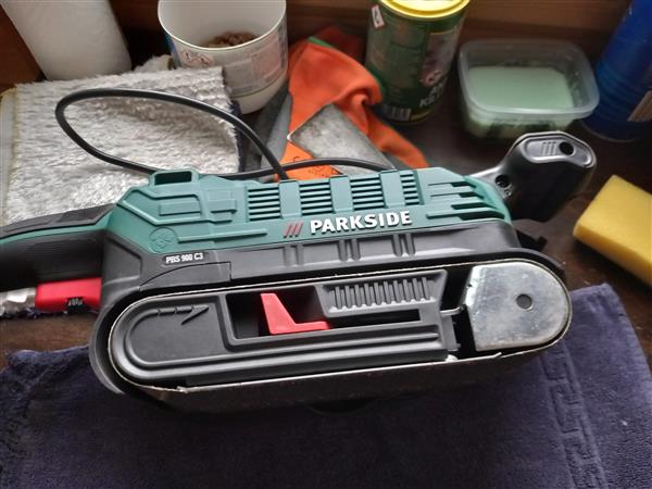 Grote foto bandschuurmachine doe het zelf en verbouw schuurmachines