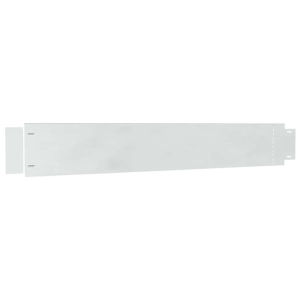 Grote foto vidaxl tuinrand 10 pcs grijs 14 x 100 cm staal tuin en terras tuindecoratie