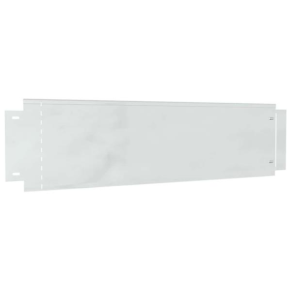 Grote foto vidaxl gazonranden 5 pcs zilver 100 x 25 x 0.07 cm tuin en terras tuindecoratie
