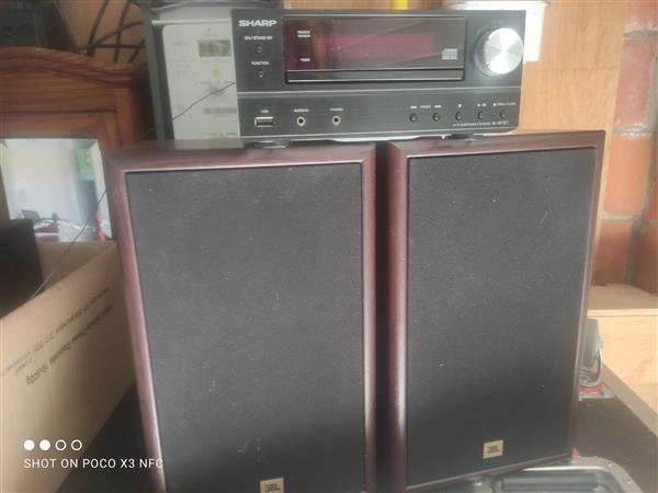 Grote foto hifi sharp en jbl boxen audio tv en foto stereo sets