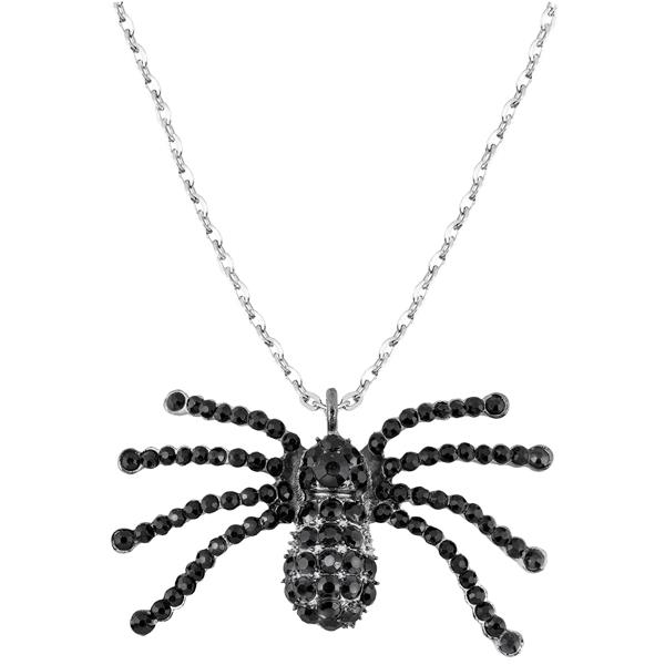 Grote foto halloween ketting zwart spin met diamanten verzamelen overige verzamelingen