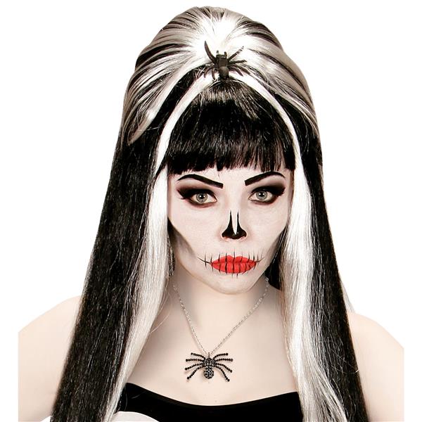 Grote foto halloween ketting zwart spin met diamanten verzamelen overige verzamelingen