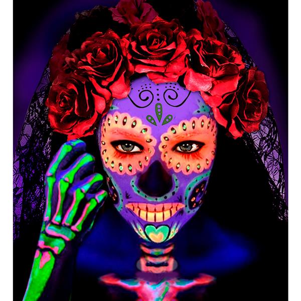 Grote foto neon roze schmink potlood glow in the dark 3 5ml verzamelen overige verzamelingen