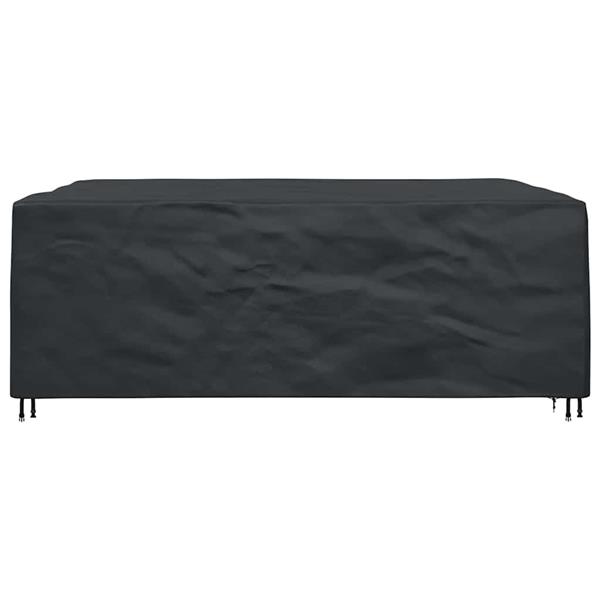 Grote foto vidaxl hoes voor tuinmeubelen zwart 300 x 250 x 100 cm 420d tuin en terras tuinmeubelen