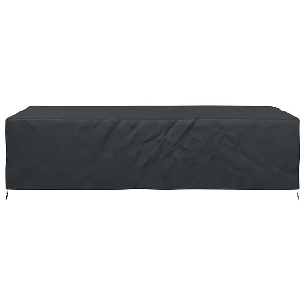 Grote foto vidaxl hoes voor tuinmeubelen zwart 305 x 190 x 85 cm 420d tuin en terras tuinmeubelen