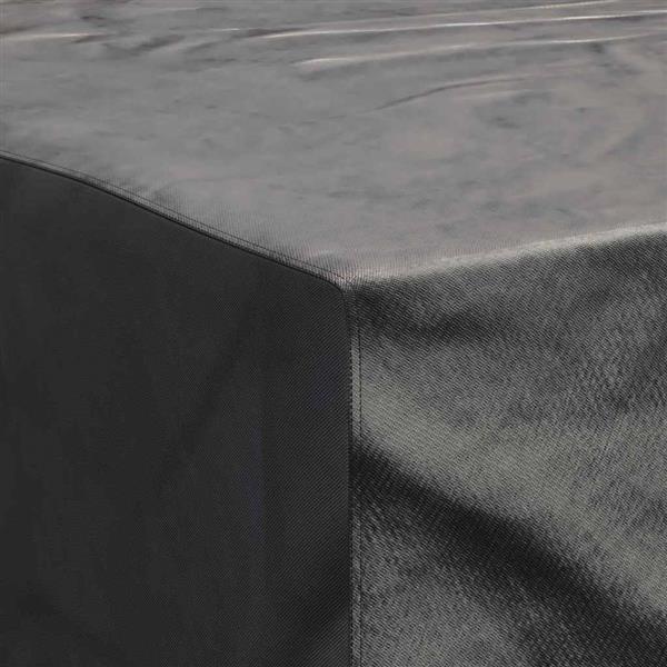 Grote foto vidaxl hoes voor tuinmeubelen zwart 300 x 250 x 100 cm 210d tuin en terras tuinmeubelen