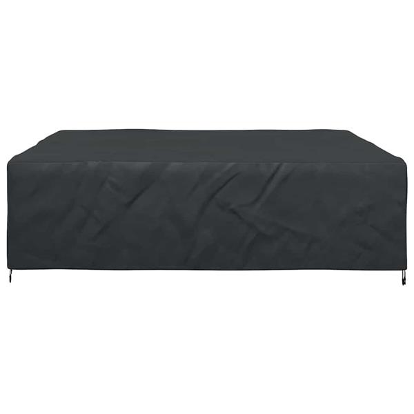 Grote foto vidaxl hoes voor tuinmeubelen zwart 260 x 260 x 90 cm 600d tuin en terras tuinmeubelen