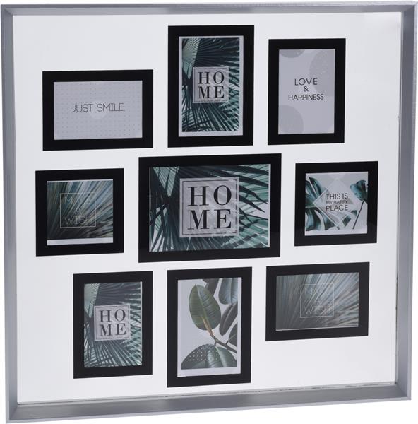 Grote foto vierkante fotolijst alu glass voor 9 foto s huis en inrichting lijsten