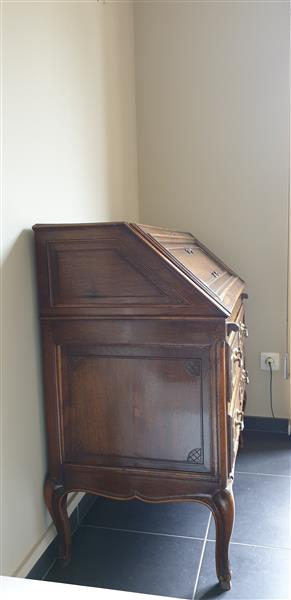 Grote foto secretaire notelaar op hoge poten antiek en kunst kasten