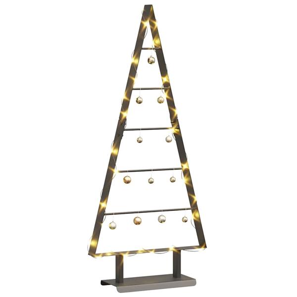 Grote foto vidaxl metalen kerstboom met standaard zwart 90 cm staal diversen overige diversen