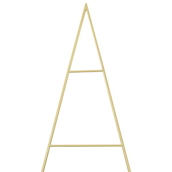 Grote foto vidaxl metalen kerstboom met standaard goud 210 cm poedergecoat staal diversen overige diversen