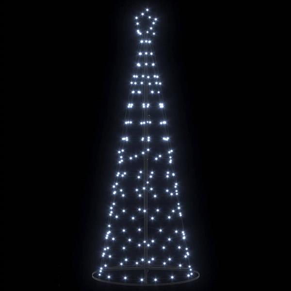 Grote foto vidaxl led kerstboom met 390 led met grondpennen koudwit 250 cm ijzer diversen overige diversen
