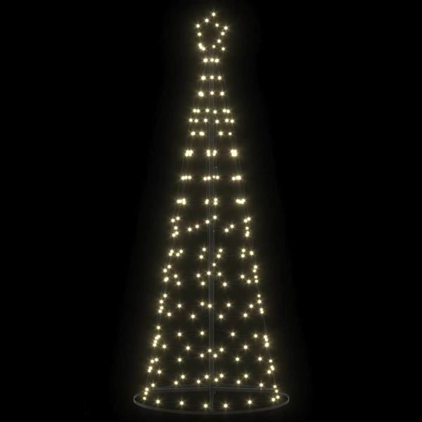 Grote foto vidaxl led kerstboom met 390 led met grondpennen warmwit 250 cm ijzer diversen overige diversen