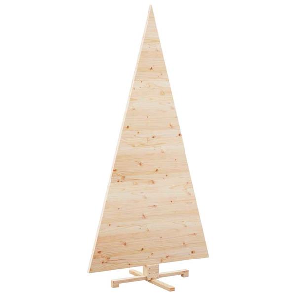 Grote foto vidaxl kerstbomen met standaard naturel 210 cm massief grenenhout diversen overige diversen