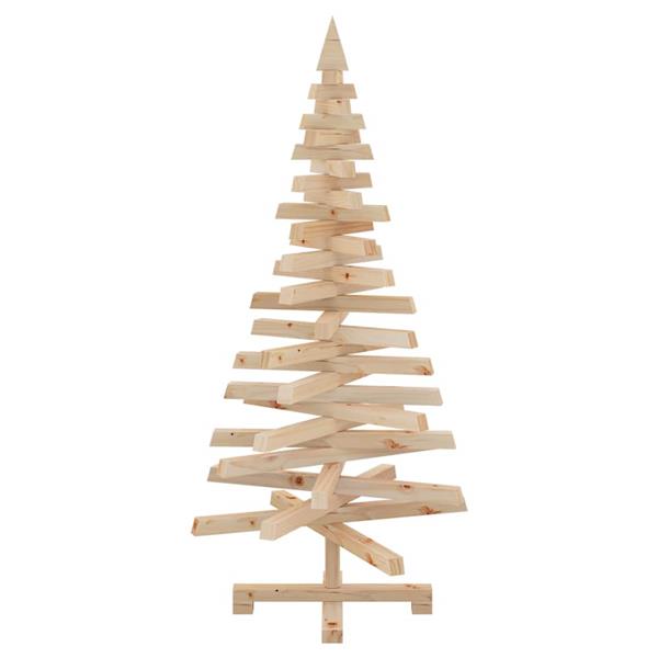 Grote foto vidaxl kerstbomen met standaard naturel 120 cm massief grenenhout diversen overige diversen
